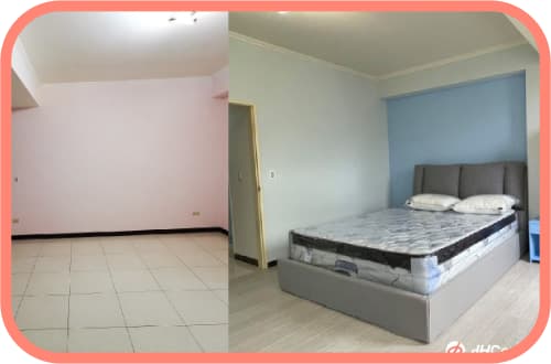 中古屋10坪臥室輕裝潢 就像在海島民宿一樣的優雅愜意